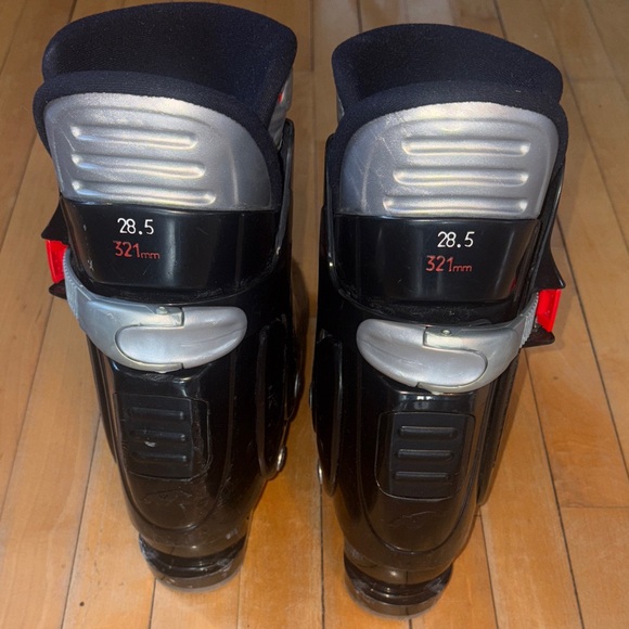 Nortica Gran Tour S ski boots. Men’s 28.5 black and red. Easy entry boot - Picture 3 of 5